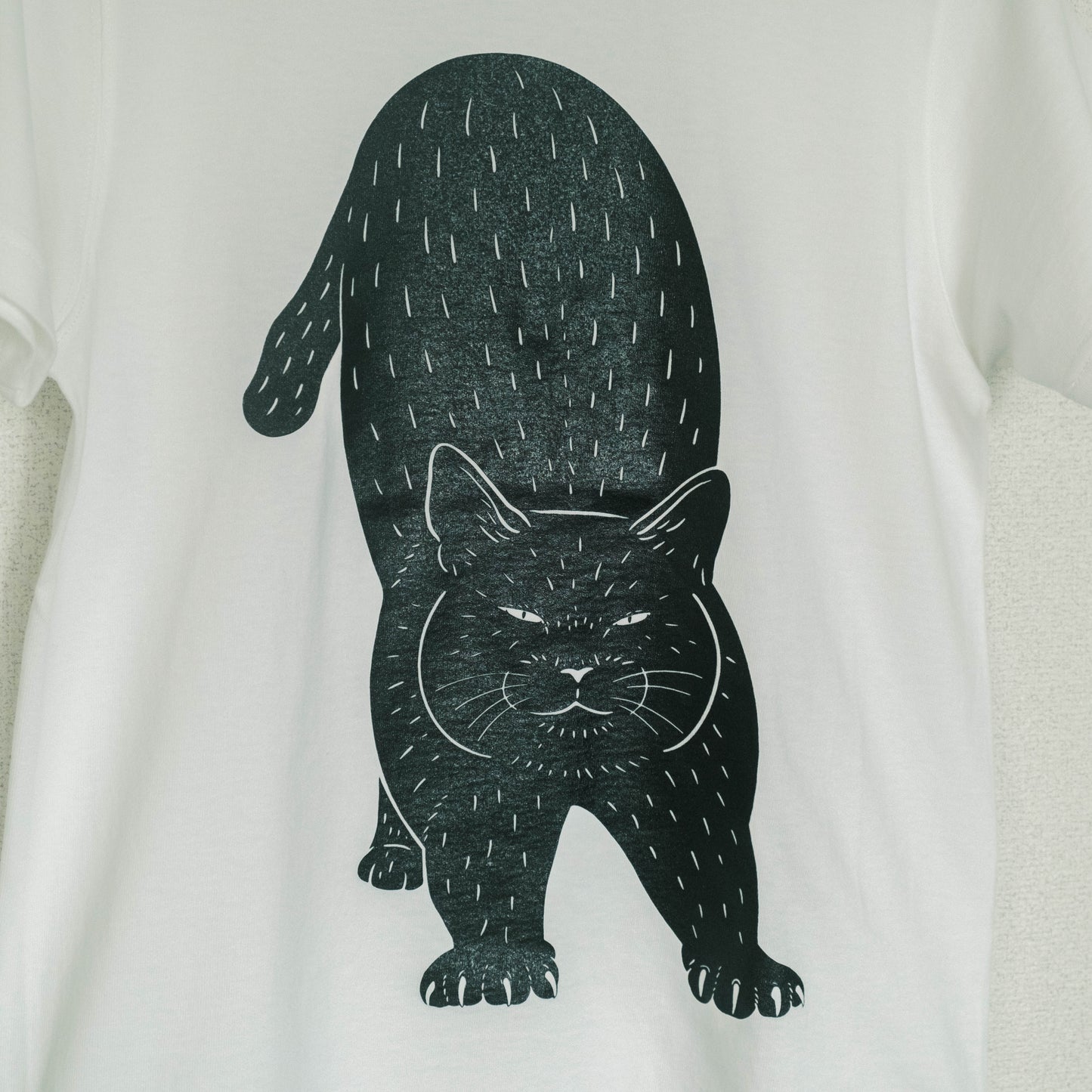 ねこTシャツ 半袖 のびねこ