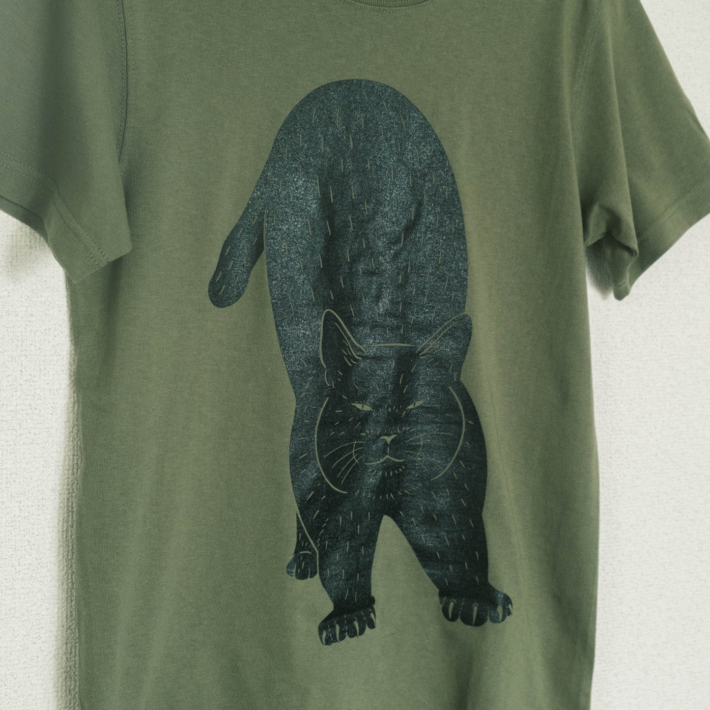 ねこTシャツ 半袖 のびねこ
